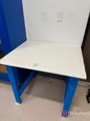 (2) Two & a half foot Bench Depot Square Work Tables