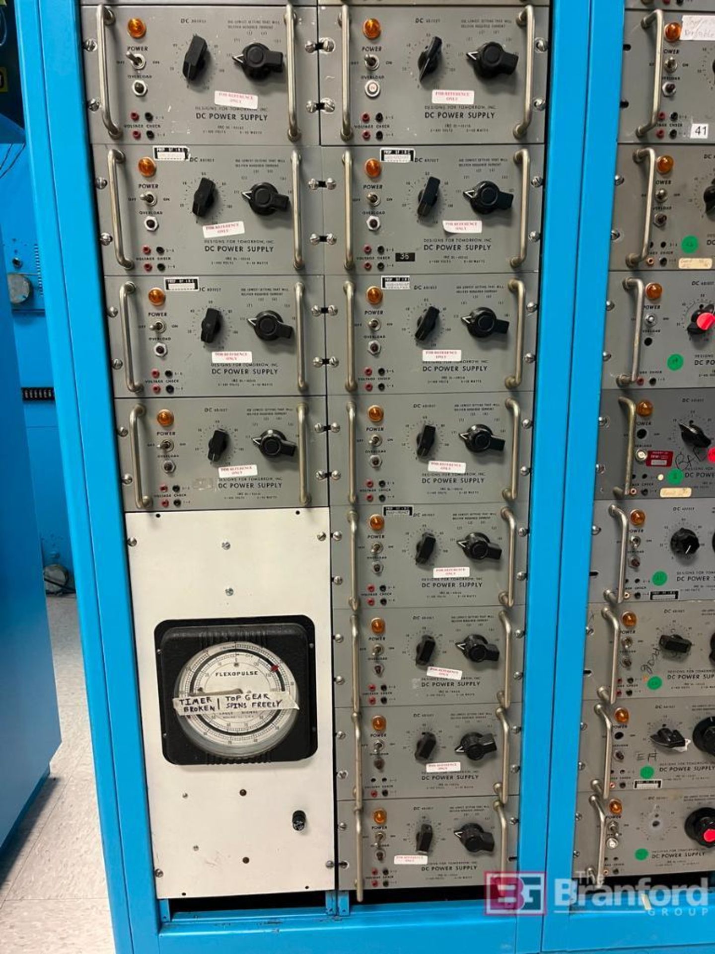 Environmental Chamber Racks Blue M Environmental Chamber; Model:POM-964GXX; S/N PB-1713. (2) DC ...