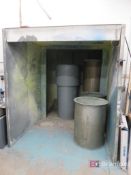 72" Wide x 60" Deep Backdraft Spray Booth w/ Light