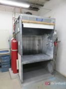 Binks 48" Wide x 36" Deep Backdraft Spray Booth w/ Light