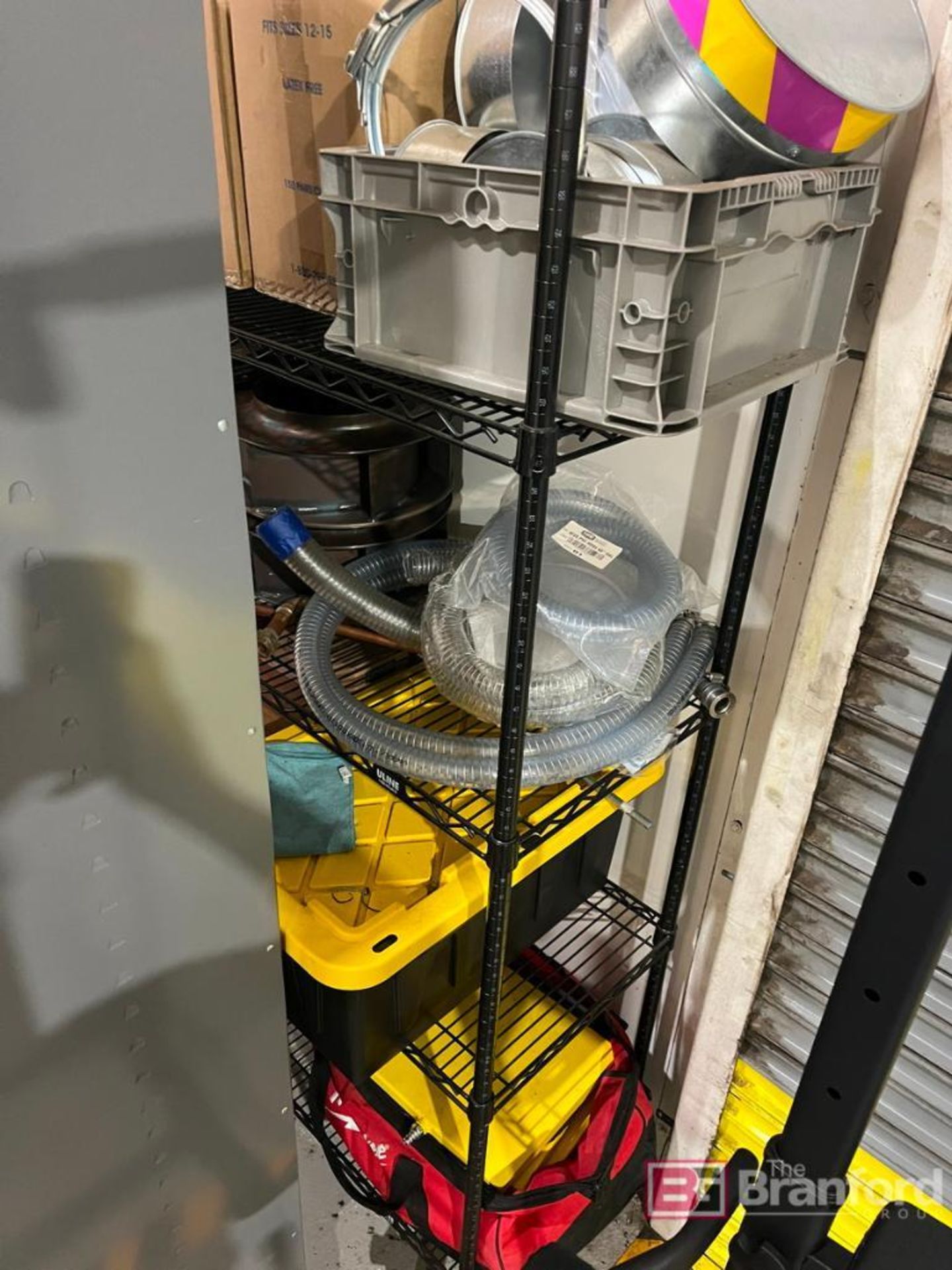Uline Rack on Casters w/ Contents