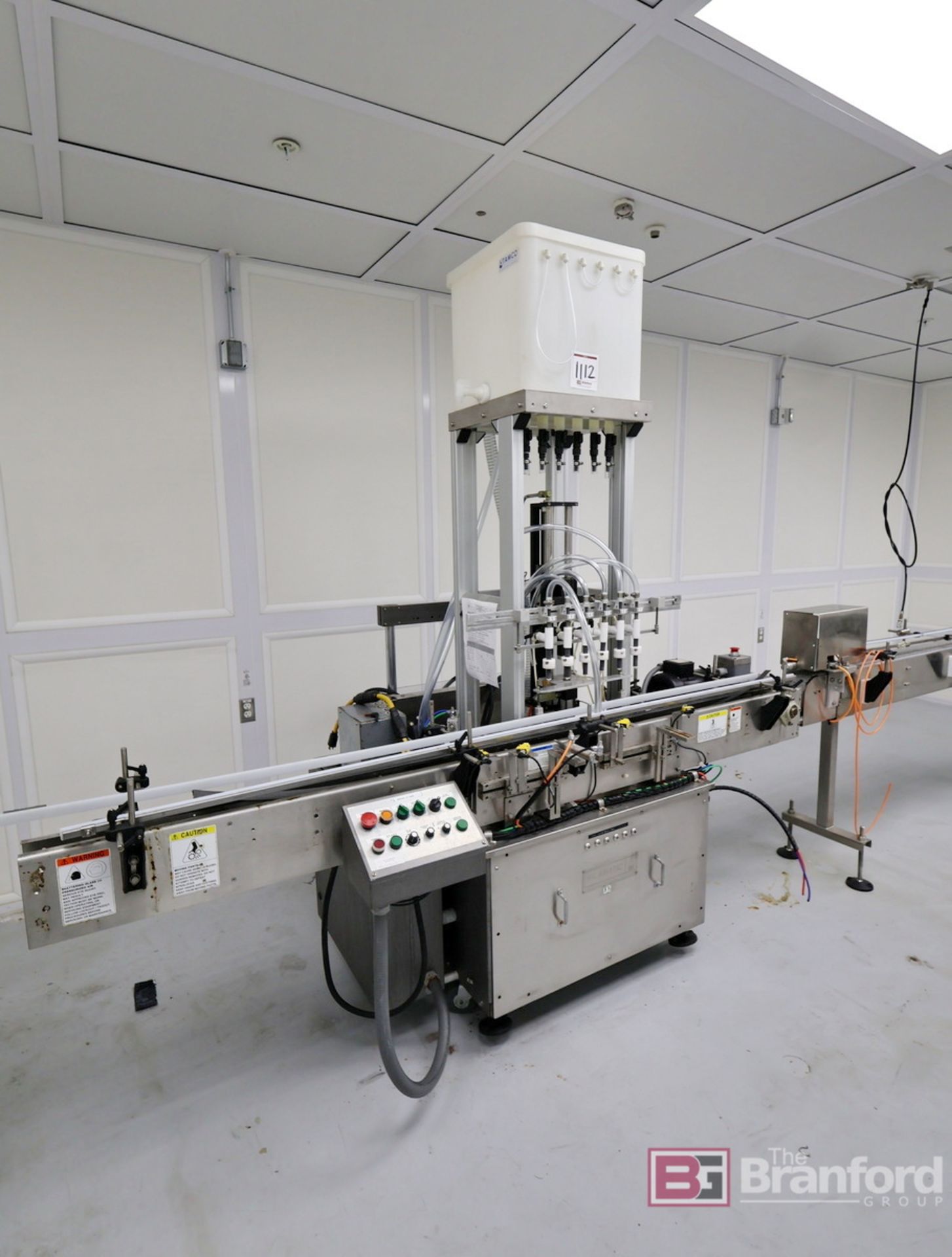 Compression Machine Fillomatic Filamatic Mdl. MRV 6-Head Filling Machine, S/N: 020148
