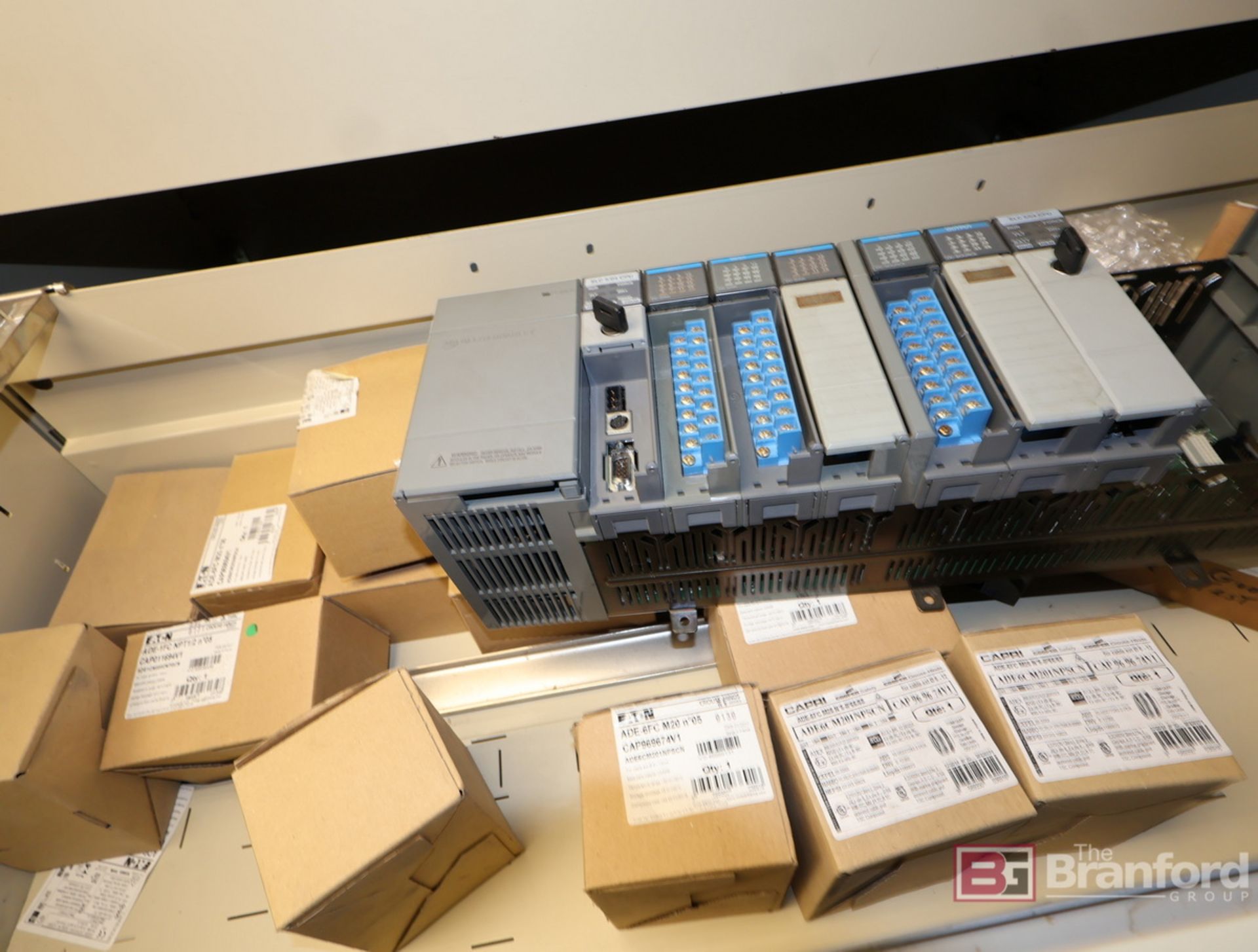 (2) Lateral Cabinets w/ Keyence Sensors, Drives, Safe Scan Light ...