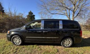 Chrysler 2014 Black Town & Country Mini Van, 4 Door, Hatch Back, Black Leather Interior, Double S...