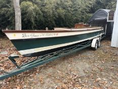 "Ben Gunn" 1903 Steam Boat on Trailer 34' Long; Built 2004 Ian Ablett in Iron Station, NC Including