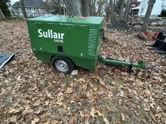 Sullair 125DPQ Towable Compressor, Diesel, Meter Displays 4,305 Hours