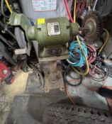 Heavy-duty Pedestal Double End Grinder, 110V, Single Phase