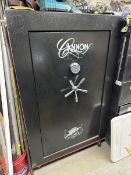 Cannon Gun Safe w/ Digital Combo, 65"tall x 40"wide x 24" deep, ground level loadout from garage ...