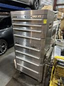 Husky 8 Drawer Rolling Toolbox / Workbench 53"L x 19"D x 38"T, No Keys