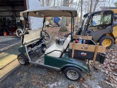 Club Car Electric Golf Cart w/ Bed & Power Drive Electric Charger, Needs Batteries