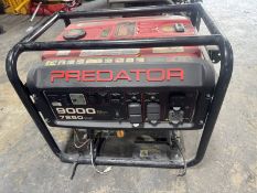 Generator - Predator 9000 - Untested - Missing Battery