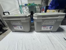 (2) Coleman Coolers
