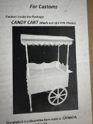 Candy Cart - New in box - PVC