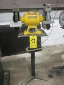 Dewalt DW758, 8" Double End Pedestal Grinder, 110/1/60