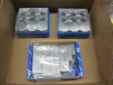 (1) Set of Samchully HB08A1 8" Hard Jaws and (2) Sets of Samchully SB08B1 Steel Soft Jaws