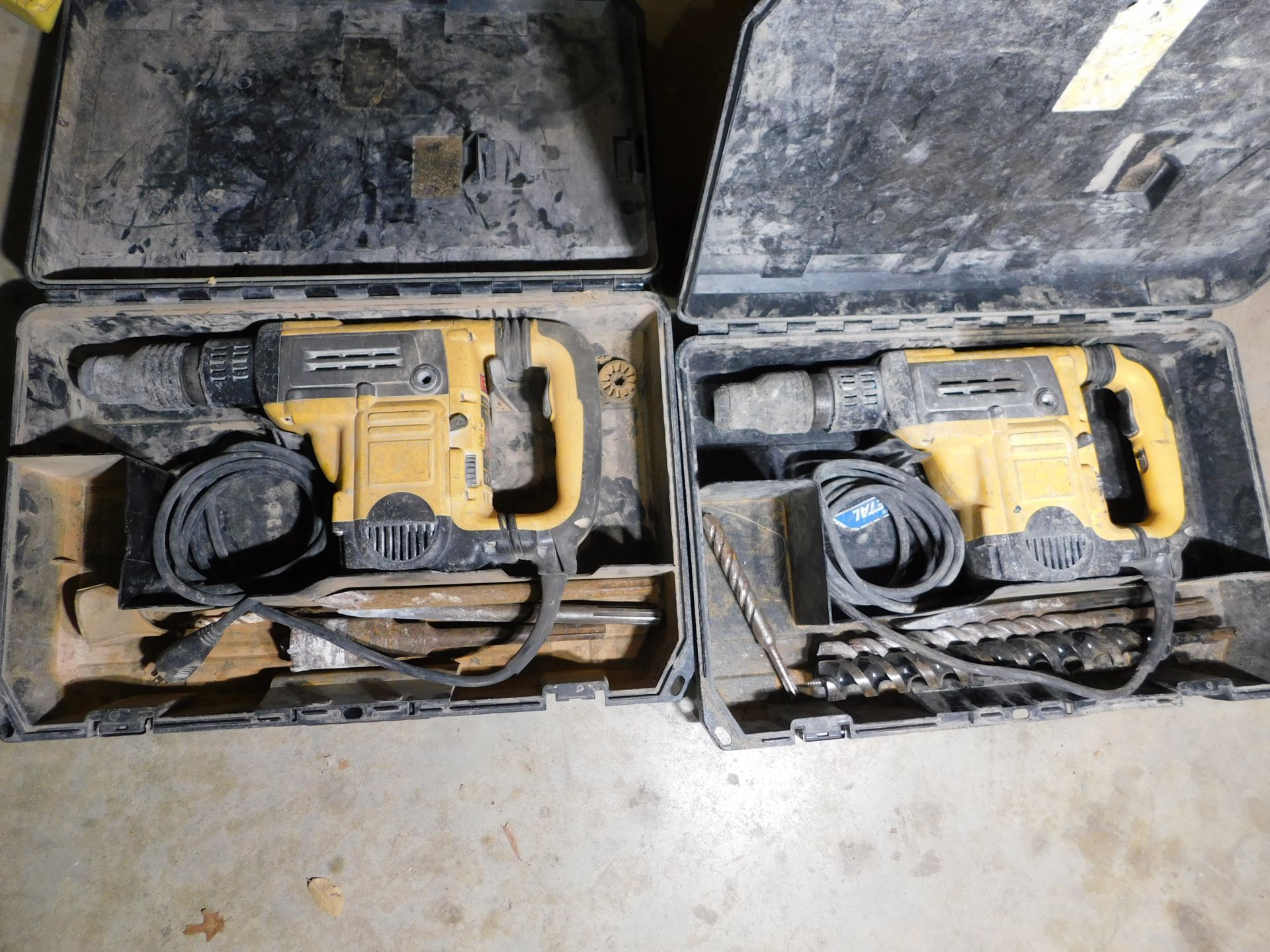 (2) DEWALT D25602 HAMMER DRILLS