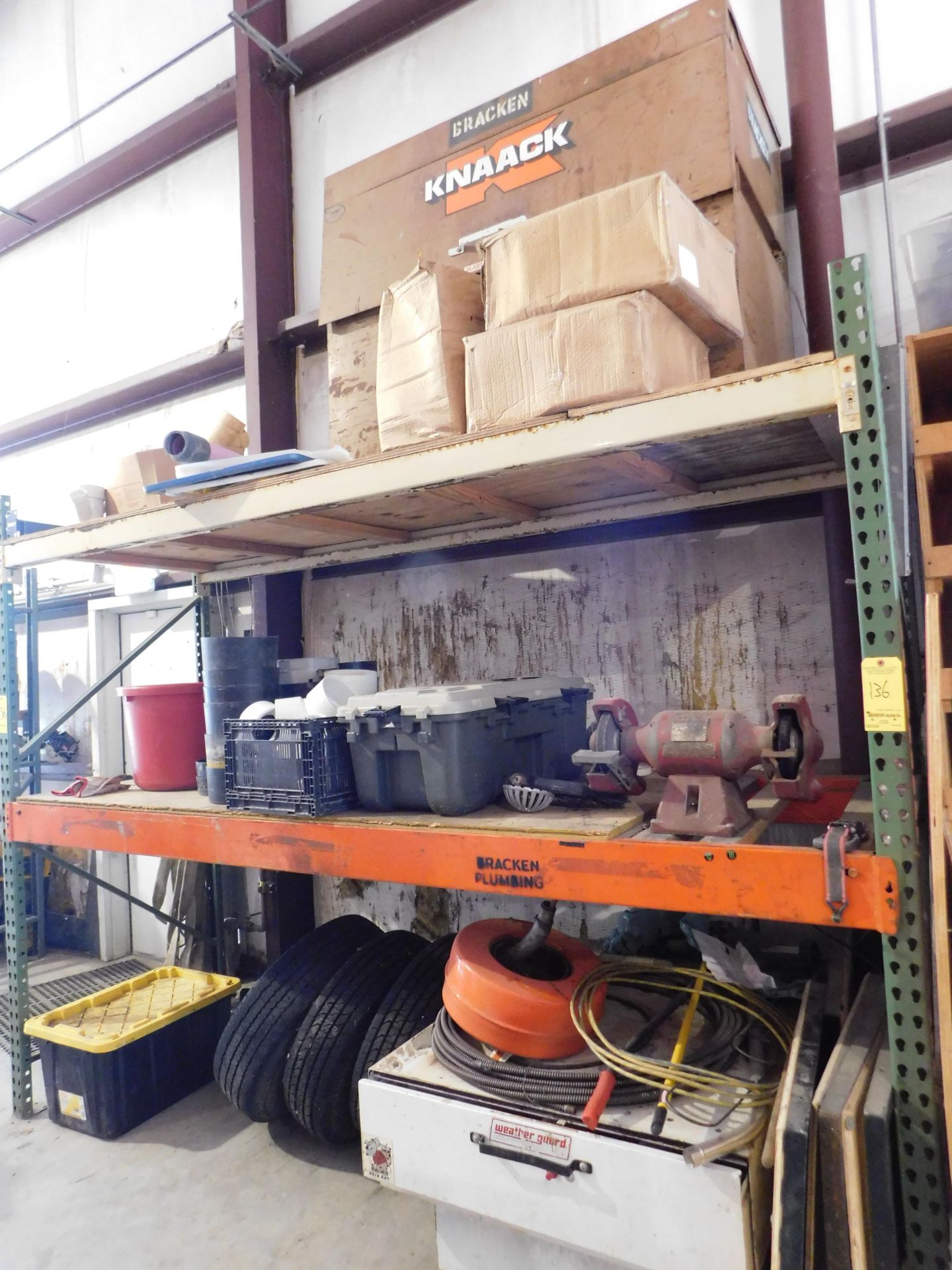 Jobs Storage Racks ONE SECTION OF PALLET SHELVING 8'T X 10'L X 42