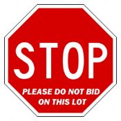 IMPORTANT TERMS: PLEASE READ BEFORE BIDDING!