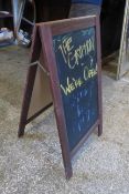 Folding Chalkboard Sign