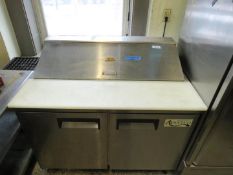 Avantco 2-Door Sandwich Prep Station