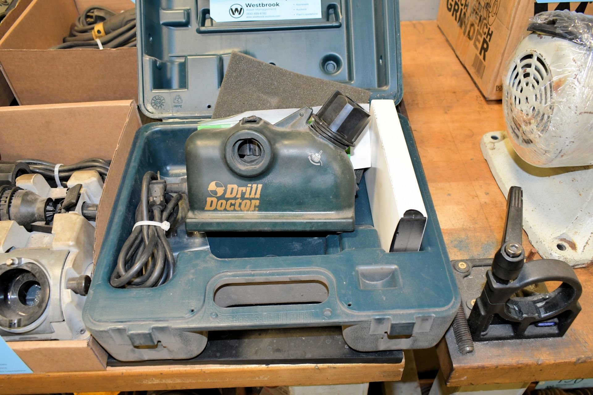 Drill Doctor Handyman Model 250 20,000 RPM Drill Bit Sharpener with Case