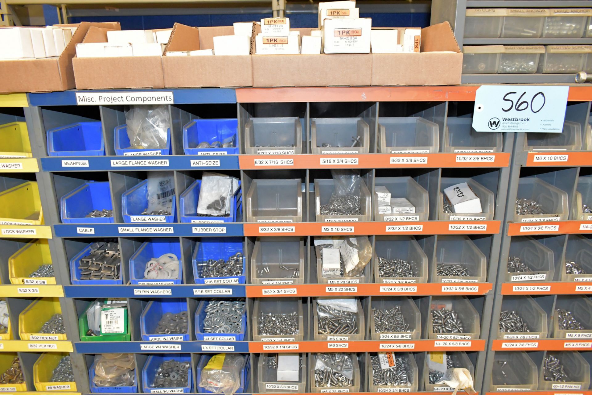 Storage Rack Slot Pin 224-Slot Organizer Rack with Bolts, Nuts, Washers, Springs and Pins