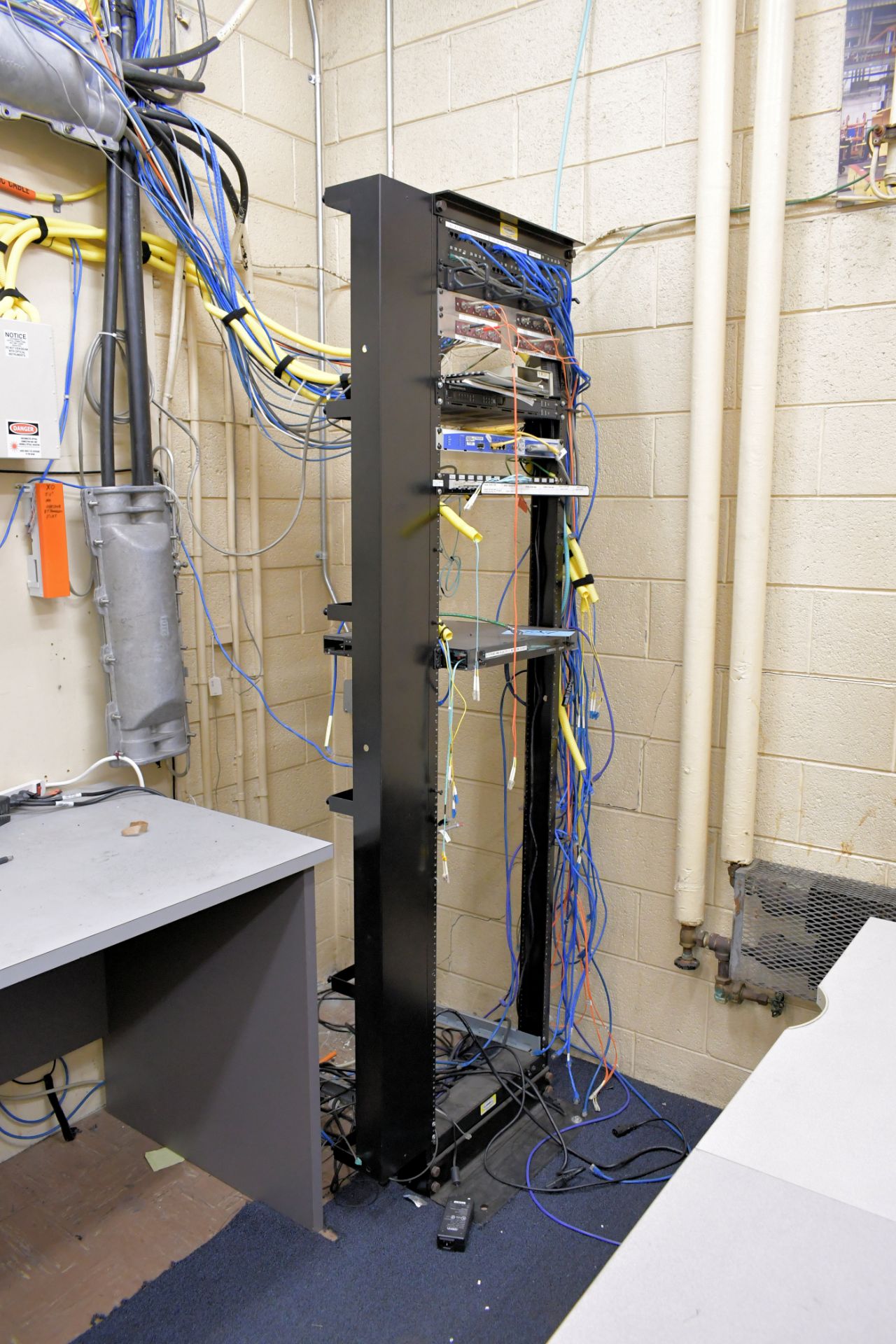 Hubbell Server Rack Hubbell Network Rack (Electronics Included) (Located on Loft)