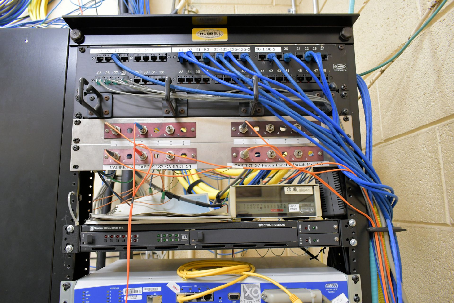 Hubbell Network Rack (Electronics Included) (Located on Loft)