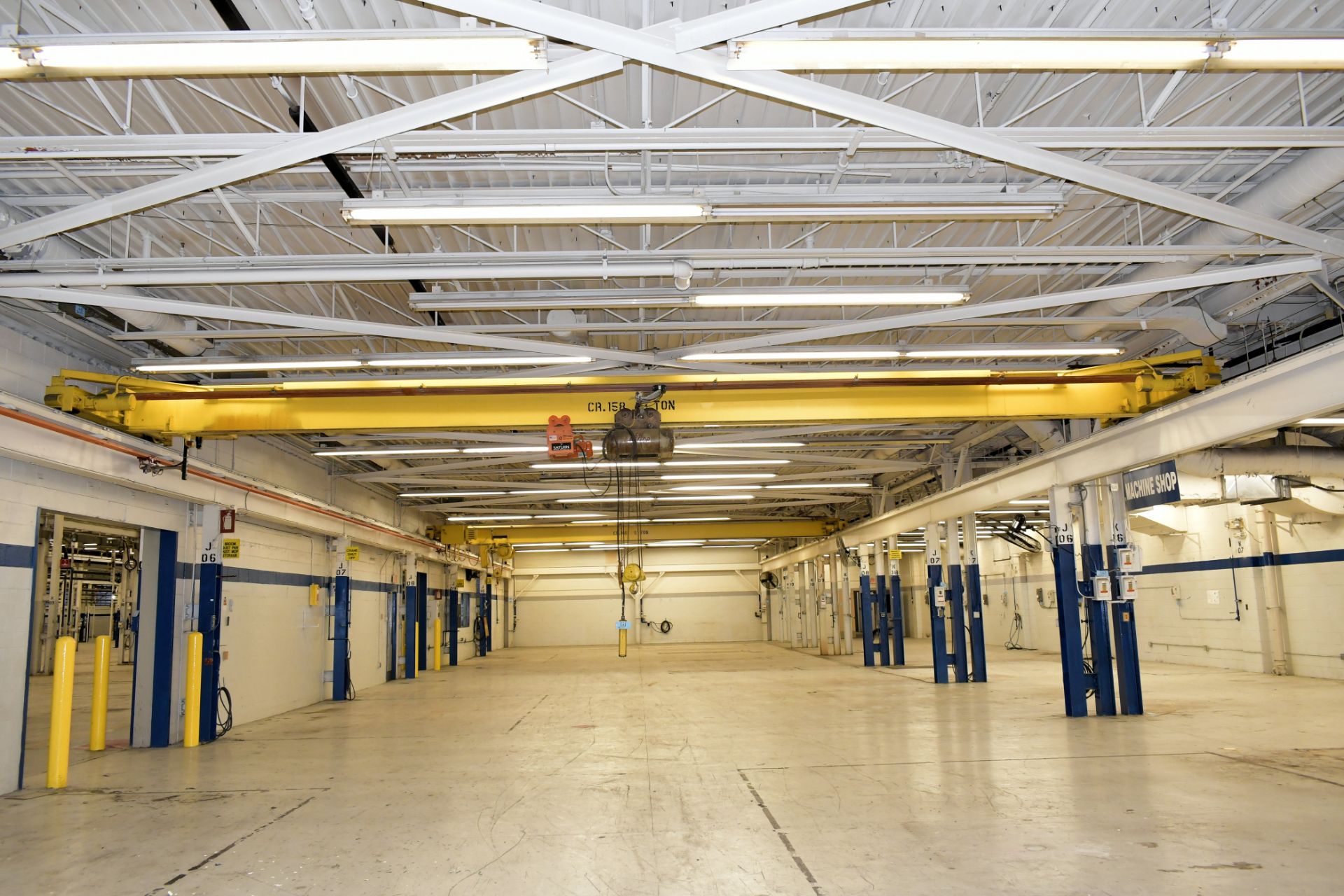 3-Ton Capacity Single Girder Underhung Overhead Bridge Crane with CM ...