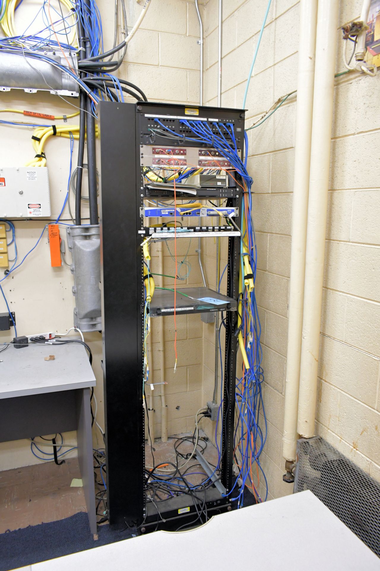 Hubbell Server Rack Hubbell Network Rack (Electronics Included) (Located on Loft)