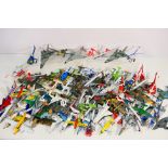 Dinky Toy - Matchbox - Corgi - Lintoy - Others- Approximately 100 playworn diecast model aircraft
