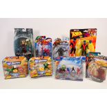 Hasbro, Mattel, Bandai, DC, Marvel - A collection of boxed action figures to include: Harlequin,
