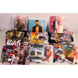 Pro Wrestling Tee - A collection of 6x boxed Pro Wrestling Tees Wrestling crates,