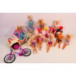 Barbie - Mattel - Hasbro - A collection of unboxed Barbie dolls,