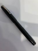 Vintage 1937 MABIE TODD & Co ‘SWAN’ FOUNTAIN PEN. Finished in Black Chased Pattern with 14 CARAT