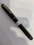 Rare Vintage ESTERBROOK ‘RELIEF No 1’ FOUNTAIN PEN. Finished in Black complete with 14 CARAT GOLD