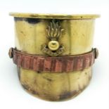 WW1Trench Art Cap Made from a 1917 Dated Artillery Shell Case