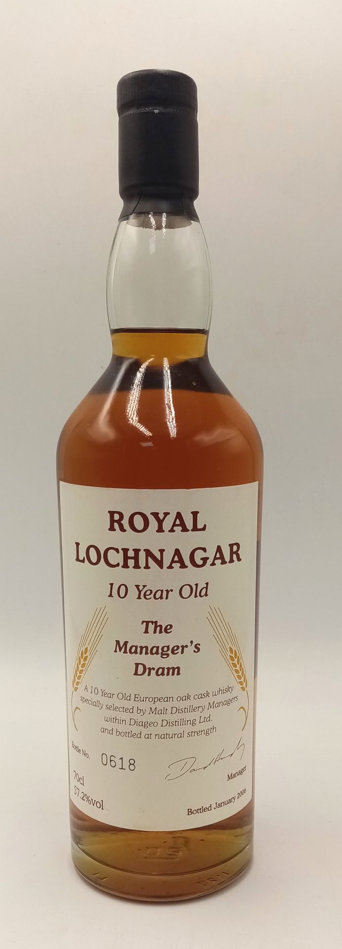 A Superb Bottle of Royal Lochnagar 10 Year Old-Bottled 2006-Manager’s Dram Highland Single Malt