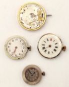 A SELECTION OF 4, SWISS MANUAL WIND WATCH MOVEMENTS. RPM 3005