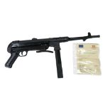 A Deactivated German GSG MP40 Semi-Automatic Rifle. .22 calibre. 10 inch barrel. Comes with a EU