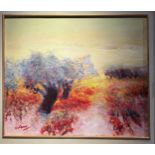 "Olive Garden" by Vo Lang. 65 x 80 cm. Oil on canvas. Signed lower right.Jean Volang / Vo Lang (