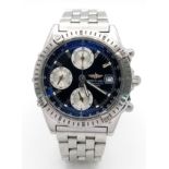 A Breitling Chronomat Automatic Gents Watch. Model A13352. Stainless steel bracelet and case - 39mm.