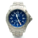 A Breitling Avenger Seawolf Automatic Gents Watch. Model E17370. Titanium bracelet and case -