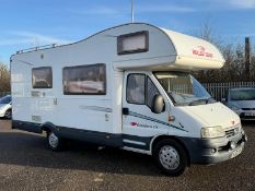 ** ON SALE ** FIAT DUCATO JTD 128 MWB MOTORHOME 6 BIRTH CAMPER ONLY 41K MILES
