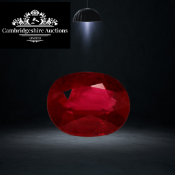 Red Ruby Oval Shape EyeClean Clarity 2.25 Carat