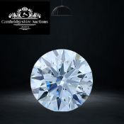 Round Brilliant Cut Diamond 1.01 Carat Fancy Intense Blue Colour VS2 Clarity - IGI Cert