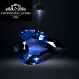 Blue Sapphire Pear Shape EyeClean Clarity 2.26 Carat