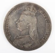 Victoria (1837-1901), Crown, 1889, good fine