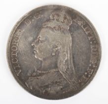 Victoria (1837-1901), Crown, 1889, good fine