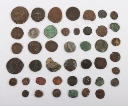Various Ancient coins of Persia, Parthia, Sasania, mostly bronze, one Drachm, various types, (qty)